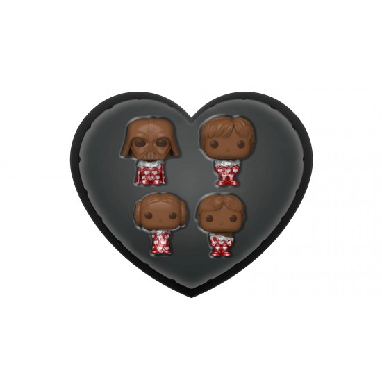 Funko Pocket Pop! 4-Pack: Disney Star Wars - Chocolate Valentine's Box Vinyl Figures (087710)