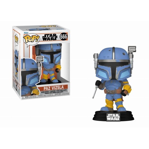 Funko Pop! Disney Star Wars: The Mandalorian - Paz Vizsla #666 Bobble-Head Vinyl Figure (088506) Funko Pop! Disney Star Wars: The Mandalorian - Paz Vizsla #666 Bobble-Head Vinyl Figure (088506)