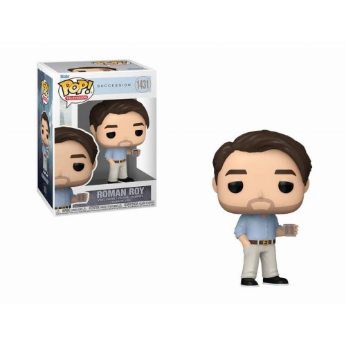 Funko Pop! Television: Succession - Roman Roy #1431 Vinyl Figure (092492) Funko Pop! Television: Succession - Roman Roy #1431 Vinyl Figure (092492)