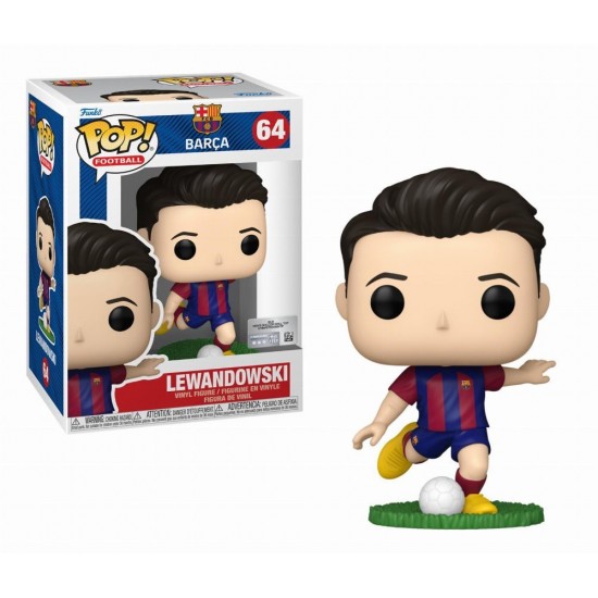 Funko Pop! Football: Barcelona - Lewandowski #64 Vinyl Figure (092551)