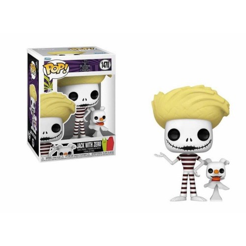 Funko Pop! Disney: The Nightmare Before Christmas - Jack with Zero (Beach) #1470 Vinyl Figure (094049)