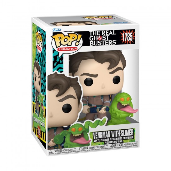 Funko Pop! Animation: The Real Ghostbusters - Venkman with Slimer #1785 Vinyl Figures(099917)