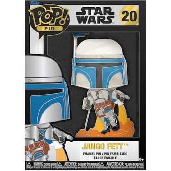 Funko Pop! Star Wars: Jango Fett #20 Large Enamel Pin (STPP0025)