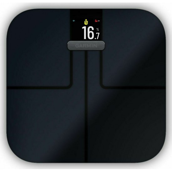 Garmin Index S2 Rectangle Black Electronic personal scale (010-02294-12)