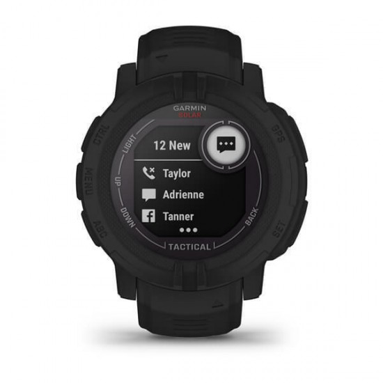 Garmin Instinct 2 Solar Tactical Edition 2.29 cm (0.9 ) MIP 45 mm Digital 176 x 176 pixels Black GPS (satellite) (010-02627-03)