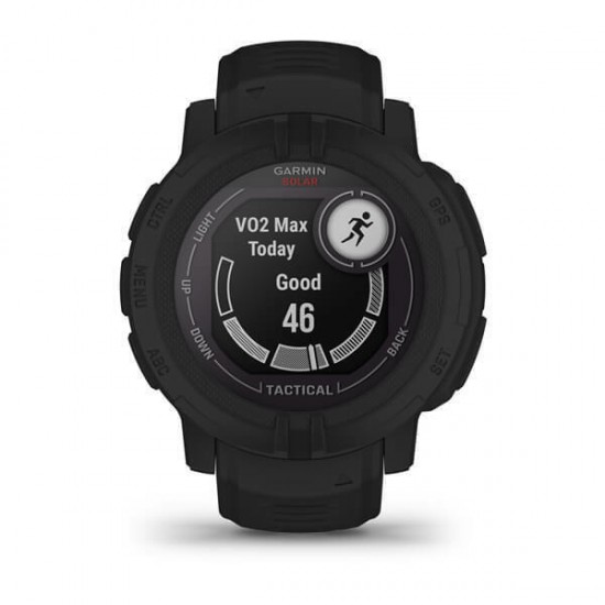 Garmin Instinct 2 Solar Tactical Edition 2.29 cm (0.9 ) MIP 45 mm Digital 176 x 176 pixels Black GPS (satellite) (010-02627-03)