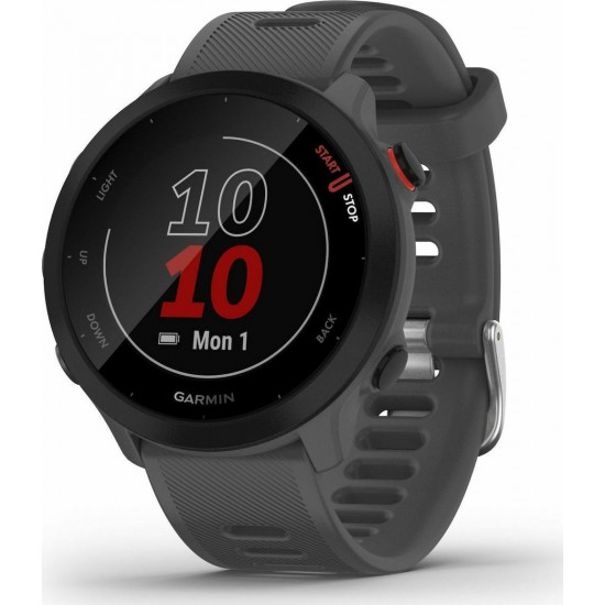Garmin Forerunner 55 MIP 42 mm Digital 208 x 208 pixels Touchscreen Grey GPS (satellite) (010-02562-13)
