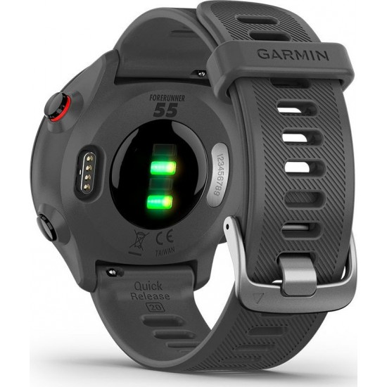 Garmin Forerunner 55 MIP 42 mm Digital 208 x 208 pixels Touchscreen Grey GPS (satellite) (010-02562-13)