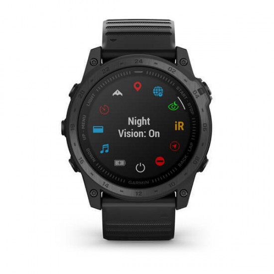 Garmin tactix 7 3.56 cm (1.4 ) MIP 51 mm Digital 280 x 280 pixels Touchscreen Black Wi-Fi GPS (satellite) (010-02704-01)