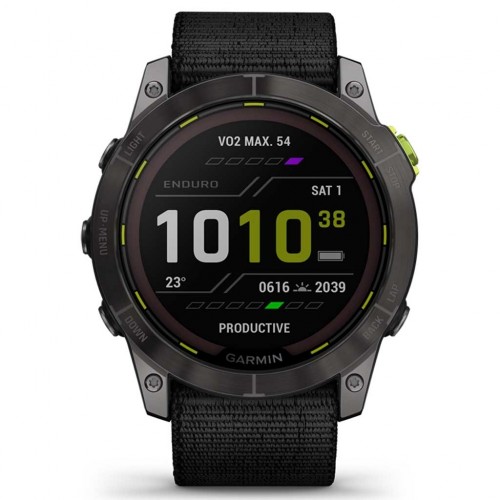 Garmin Enduro 2 3.56 cm (1.4 ) MIP 35 mm Digital 280 x 280 pixels Touchscreen Grey Wi-Fi GPS (satellite) (010-02754-01)