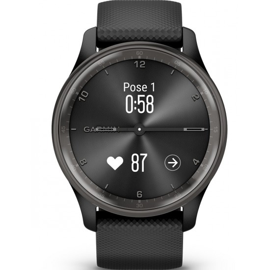 Garmin vivomove Trend LCD 40 mm Hybrid 254 x 346 pixels Touchscreen Black GPS (satellite) (010-02665-00)