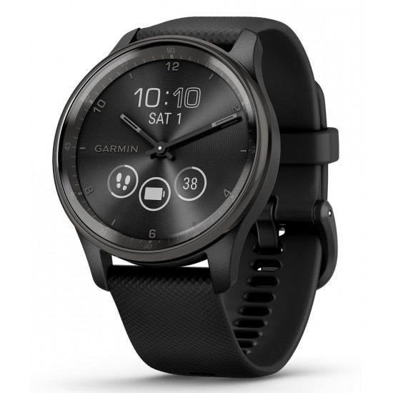 Garmin vivomove Trend LCD 40 mm Hybrid 254 x 346 pixels Touchscreen Black GPS (satellite) (010-02665-00)