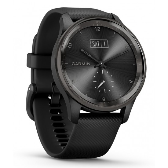 Garmin vivomove Trend LCD 40 mm Hybrid 254 x 346 pixels Touchscreen Black GPS (satellite) (010-02665-00)