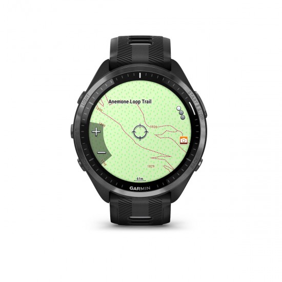 Garmin Forerunner 965 3.56 cm (1.4 ) AMOLED 47 mm Digital 454 x 454 pixels Touchscreen Black Wi-Fi GPS (satellite) (010-02809-10) Garmin Forerunner 965 3.56 cm (1.4 ) AMOLED 47 mm Digital 454 x 454 pixels Touchscreen Black Wi-Fi GPS (satellite) (010-02809-10)