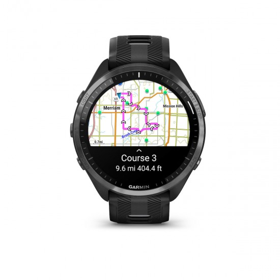 Garmin Forerunner 965 3.56 cm (1.4 ) AMOLED 47 mm Digital 454 x 454 pixels Touchscreen Black Wi-Fi GPS (satellite) (010-02809-10) Garmin Forerunner 965 3.56 cm (1.4 ) AMOLED 47 mm Digital 454 x 454 pixels Touchscreen Black Wi-Fi GPS (satellite) (010-02809-10)