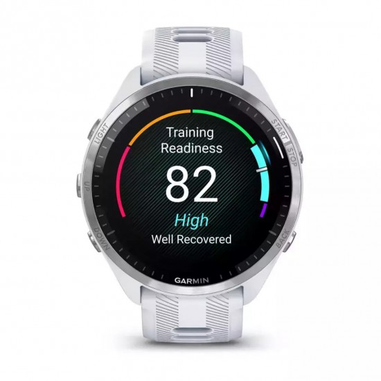 Garmin Forerunner 965 3.56 cm (1.4 ) AMOLED 47 mm Digital 454 x 454 pixels Touchscreen White Wi-Fi GPS (satellite) (010-02809-11)