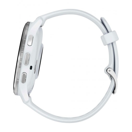 Garmin Venu 3 3.56 cm (1.4 ) AMOLED 45 mm Digital 454 x 454 pixels Touchscreen Silver  White Wi-Fi GPS (satellite) (010-02784-00)
