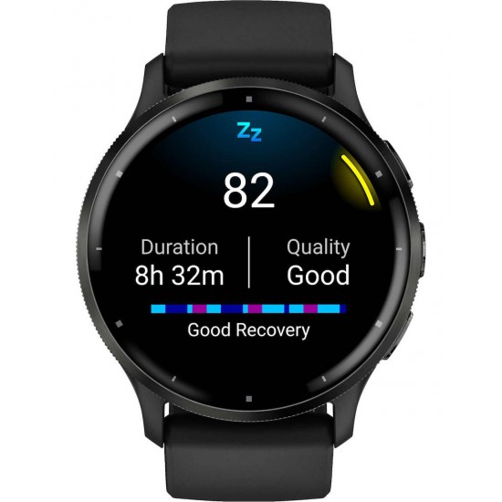 Garmin Venu 3 3.56 cm (1.4 ) AMOLED 45 mm Digital 454 x 454 pixels Touchscreen Black Wi-Fi GPS (satellite) (010-02784-01)