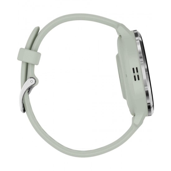 Garmin Venu 3S 3.05 cm (1.2 ) AMOLED 41 mm Digital 390 x 390 pixels Touchscreen Grey  Silver Wi-Fi GPS (satellite) (010-02785-01)