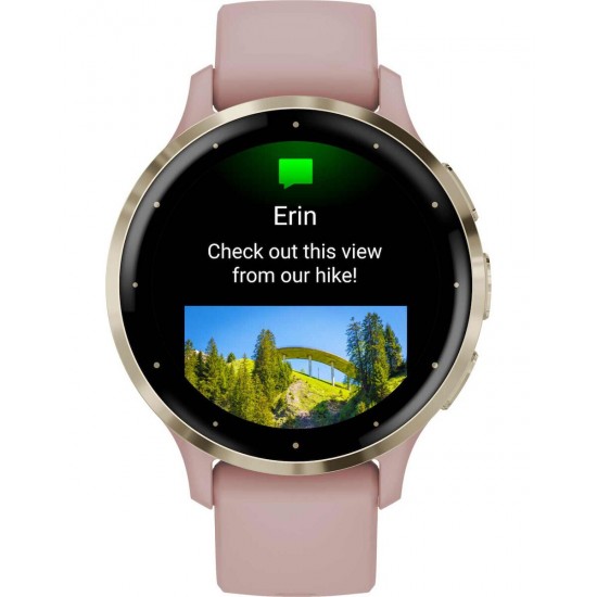 Garmin Venu 3S 3.05 cm (1.2 ) AMOLED 41 mm Digital 390 x 390 pixels Touchscreen Gold Rose Wi-Fi GPS (satellite) (010-02785-03) Garmin Venu 3S 3.05 cm (1.2 ) AMOLED 41 mm Digital 390 x 390 pixels Touchscreen Gold Rose Wi-Fi GPS (satellite) (010-02785-03)