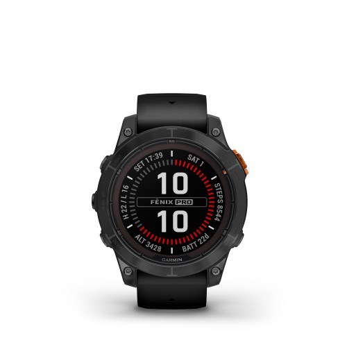 Garmin fenix 7 Pro Solar Edition 3.3 cm (1.3 ) MIP 47 mm Digital 260 x 260 pixels Touchscreen Black Grey Wi-Fi GPS (satellite) (010-02777-01) Garmin fenix 7 Pro Solar Edition 3.3 cm (1.3 ) MIP 47 mm Digital 260 x 260 pixels Touchscreen Black Grey Wi-Fi GPS (satellite) (010-02777-01)