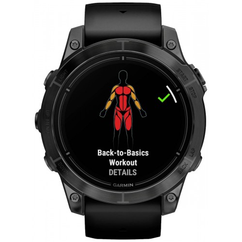 Garmin epix Pro (Gen 2) 3.3 cm (1.3 ) AMOLED 47 mm Digital 416 x 416 pixels Touchscreen Grey Wi-Fi GPS (satellite) (010-02803-01)