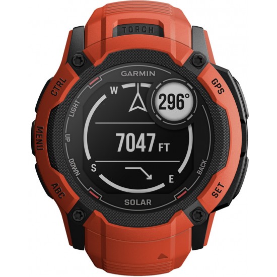 Garmin Instinct 2X Solar 2.79 cm (1.1 ) MIP 50 mm Digital 176 x 176 pixels Touchscreen Red GPS (satellite) (010-02805-01) Garmin Instinct 2X Solar 2.79 cm (1.1 ) MIP 50 mm Digital 176 x 176 pixels Touchscreen Red GPS (satellite) (010-02805-01)