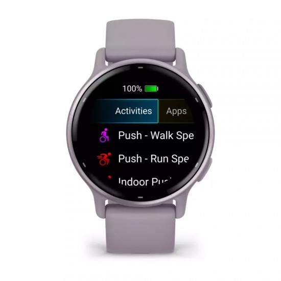 Garmin Vivoactive 5 3.05 cm (1.2 ) AMOLED Digital 390 x 390 pixels Touchscreen Violet Wi-Fi GPS (satellite) (010-02862-13)