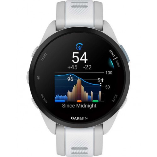Garmin Forerunner 165 3.05 cm (1.2 ) AMOLED Digital 390 x 390 pixels Touchscreen Grey GPS (satellite) (010-02863-21)
