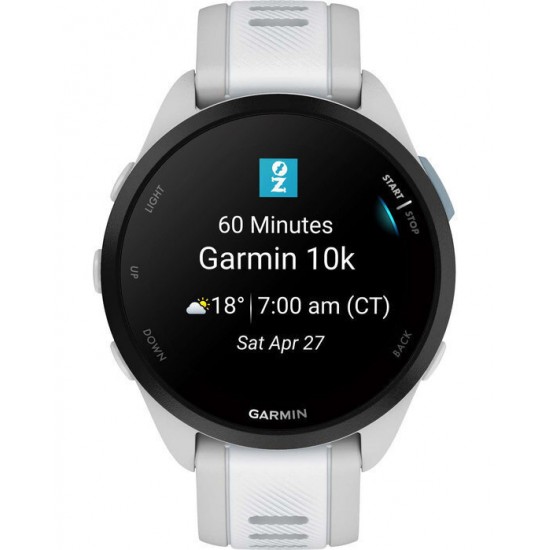 Garmin Forerunner 165 3.05 cm (1.2 ) AMOLED Digital 390 x 390 pixels Touchscreen Grey GPS (satellite) (010-02863-21)