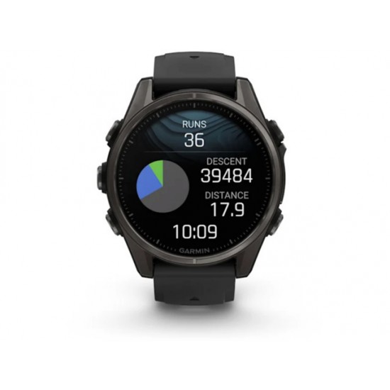 Garmin fenix 8 3.3 cm (1.3 ) AMOLED 43 mm Digital 416 x 416 pixels Touchscreen Black Wi-Fi GPS (satellite) (010-02903-21) Garmin fenix 8 3.3 cm (1.3 ) AMOLED 43 mm Digital 416 x 416 pixels Touchscreen Black Wi-Fi GPS (satellite) (010-02903-21)