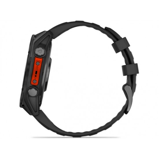 Garmin Fenix 8 3.56 cm (1.4 ) AMOLED 47 mm Digital 454 x 454 pixels Touchscreen Black Wi-Fi GPS (satellite) (010-02904-00)