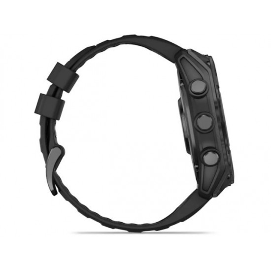 Garmin Fenix 8 3.56 cm (1.4 ) AMOLED 51 mm Digital 454 x 454 pixels Touchscreen Titanium Wi-Fi GPS (satellite) (010-02905-00)