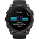 Garmin Fenix 8 3.56 cm (1.4 ) AMOLED 51 mm Digital 454 x 454 pixels Touchscreen Titanium Wi-Fi GPS (satellite) (010-02905-21)