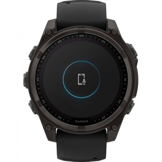 Garmin fenix 8 3.3 cm (1.3 ) 51 mm Digital 260 x 260 pixels Touchscreen Titanium Wi-Fi GPS (satellite) (010-02906-11)