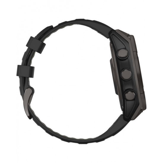 Garmin fenix 8 3.3 cm (1.3 ) 51 mm Digital 260 x 260 pixels Touchscreen Titanium Wi-Fi GPS (satellite) (010-02906-11)