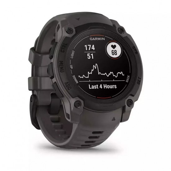 Garmin Instinct E 2.18 cm (0.86 ) MIP 40 mm Digital 166 x 166 pixels Black GPS (satellite) (010-02932-00)
