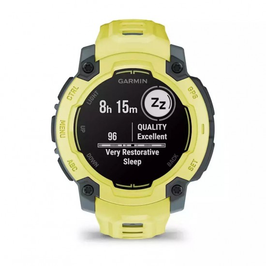 Garmin Instinct E 2.29 cm (0.9 ) MIP 45 mm Digital 176 x 176 pixels Lime GPS (satellite) (010-02933-01)