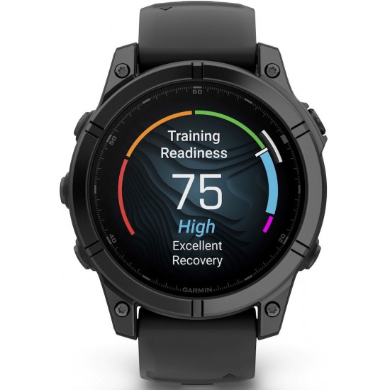 Garmin Fenix E 3.3 cm (1.3 ) AMOLED 47 mm Digital 416 x 416 pixels Touchscreen Black Wi-Fi GPS (satellite) (010-03025-01)