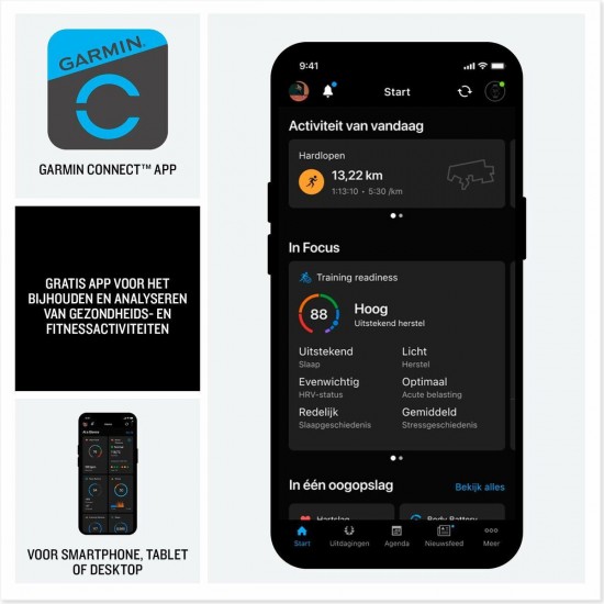 Garmin Venu X1 5.08 cm (2 ) AMOLED Digital 448 x 486 pixels Touchscreen Grey Wi-Fi GPS (satellite) (010-02980-03)