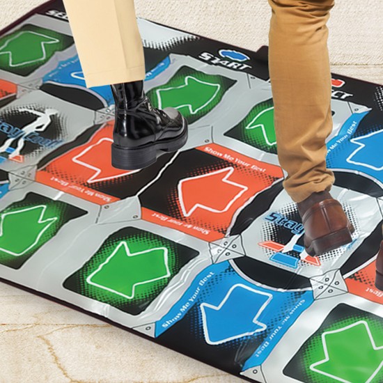The Source – 2 Player Dance Mat – Χαλί Χορού με 9 Παιχνίδια και 110 ενσωματωμένα τραγούδια (127089)