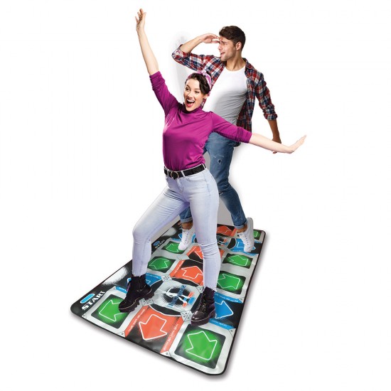 The Source – 2 Player Dance Mat – Χαλί Χορού με 9 Παιχνίδια και 110 ενσωματωμένα τραγούδια (127089)