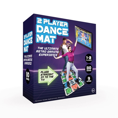 The Source – 2 Player Dance Mat – Χαλί Χορού με 9 Παιχνίδια και 110 ενσωματωμένα τραγούδια (127089)
