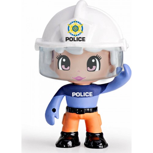 Giochi Preziosi Pinypon Action: Policeman with White Helmet Figure (700014491)