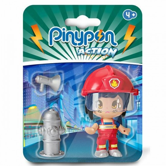 Giochi Preziosi Pinypon Action: Firewoman Figure (700015147)