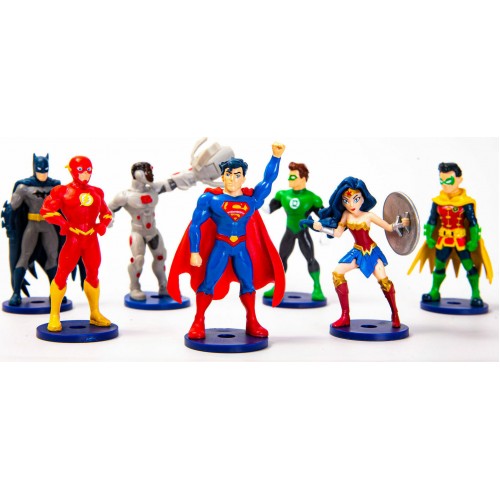 Giochi Preziosi Hero-Mania: Justice League Φιγούρες (2Pack) - Wonder Woman & Superman (JUT01000)