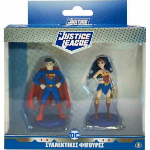 Giochi Preziosi Hero-Mania: Justice League Φιγούρες - Superman Wonder Woman (2Pack) (JUT01000)