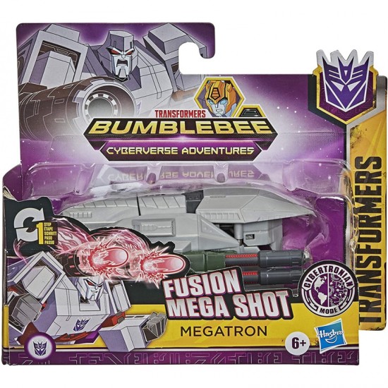 Hasbro Transformers Bumblebee Cyberverse Adventures: Fusion Mega Shot - Megatron (E7075/E3522)