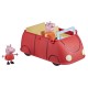 Hasbro Peppa Pig Family Red Car με Λαμπάδα (F2184)
