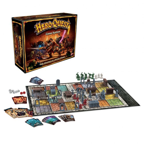 Hasbro Avalon Hill Board Game - HeroQuest (English Language) (F2847)